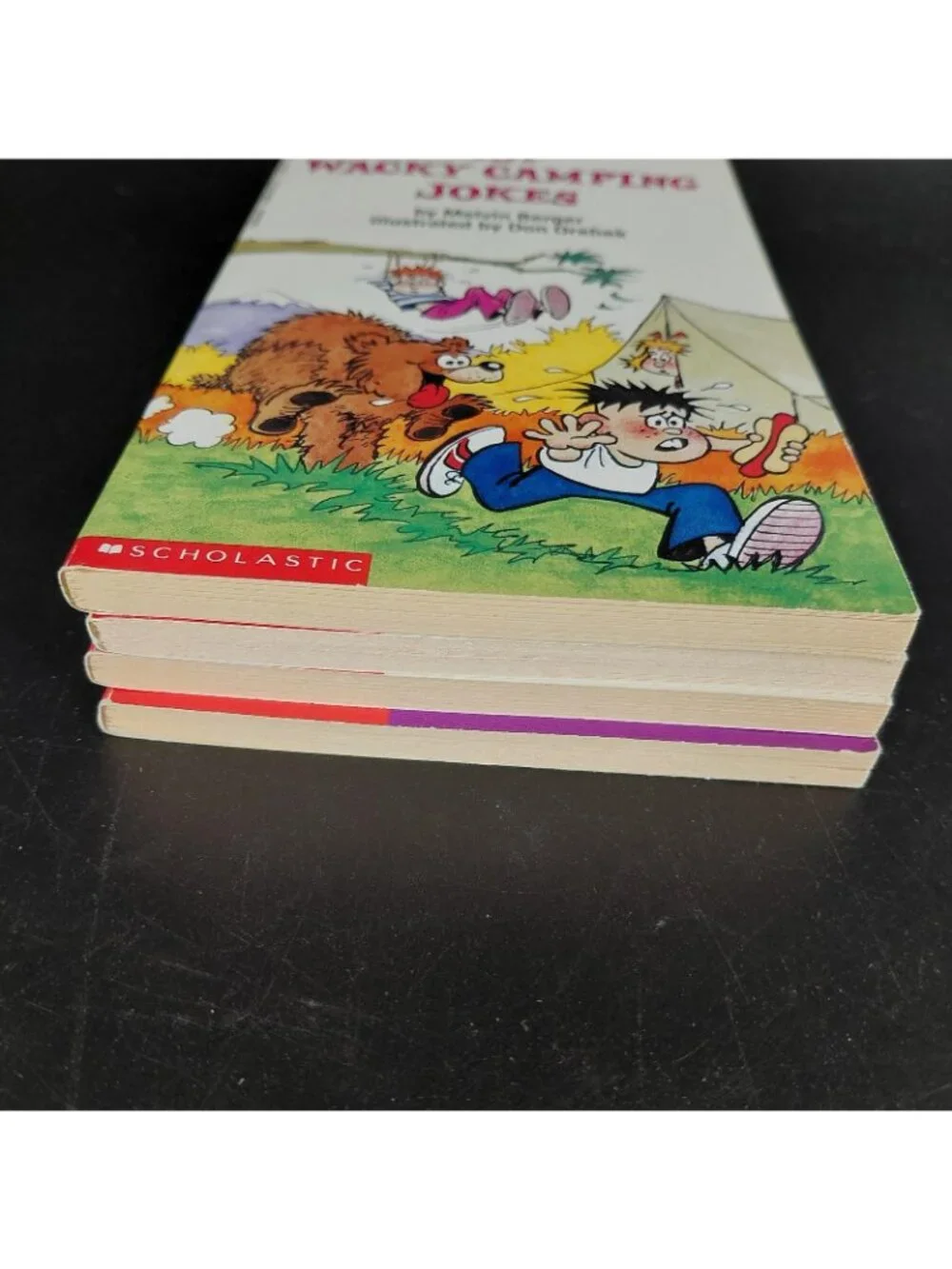 Vintage 101 Jokes Books Lot 4 Melvin Berger Scholastic Paperback 1980s Humor